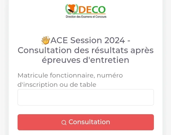 Résultats ACE 2024 à l’issue des Epreuves d’entretien disponible aujourd’hui dimanche le 21 juillet 2024