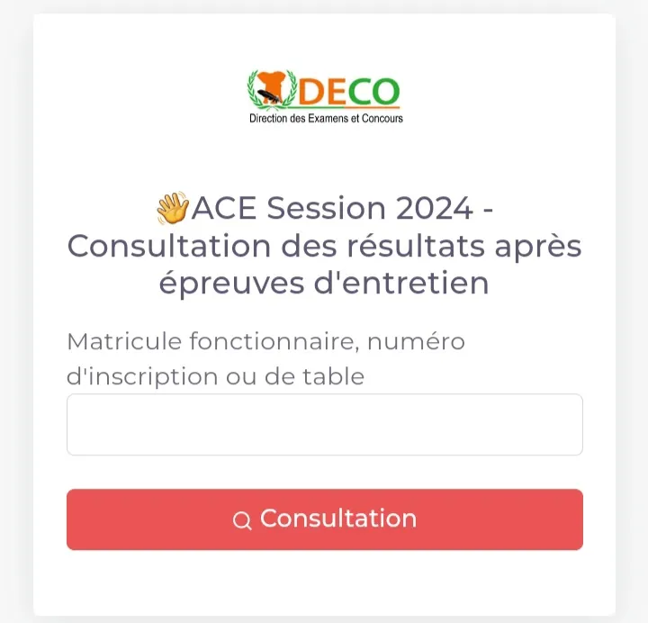 Résultats ACE 2024 à l’issue des Epreuves d’entretien disponible aujourd’hui dimanche le 21 juillet 2024