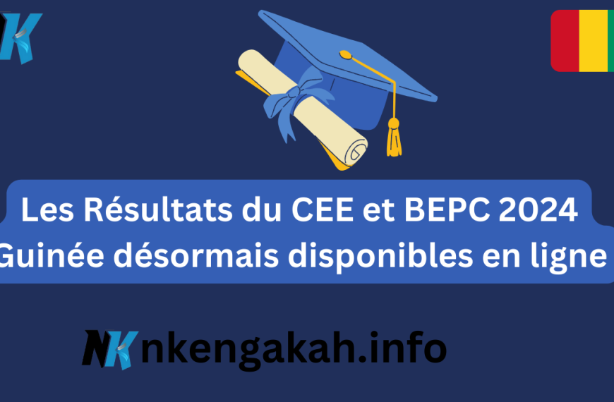 Les Résultats du CEE et BEPC 2024 Guinée désormais disponibles en ligne